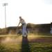 Huron players maintain the field after defeating Pioneer in both games on Monday, May 13. Daniel Brenner I AnnArbor.com